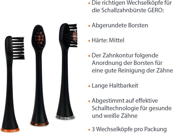 Actual product image Zahnheld Interchangeable heads Medio Mini (3 x)