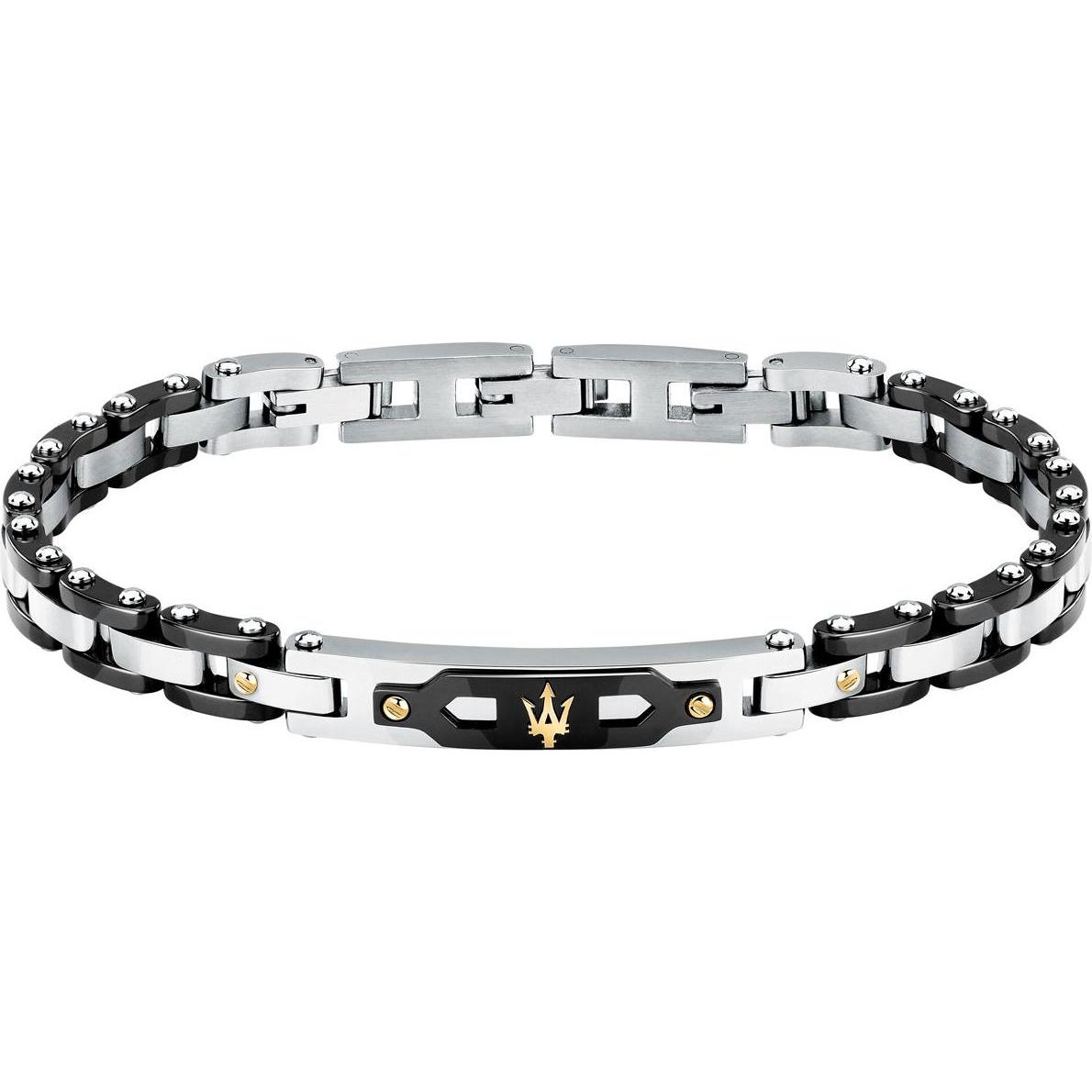 Maserati, Armschmuck, Armband, (18 cm, Keramik, Edelstahl)