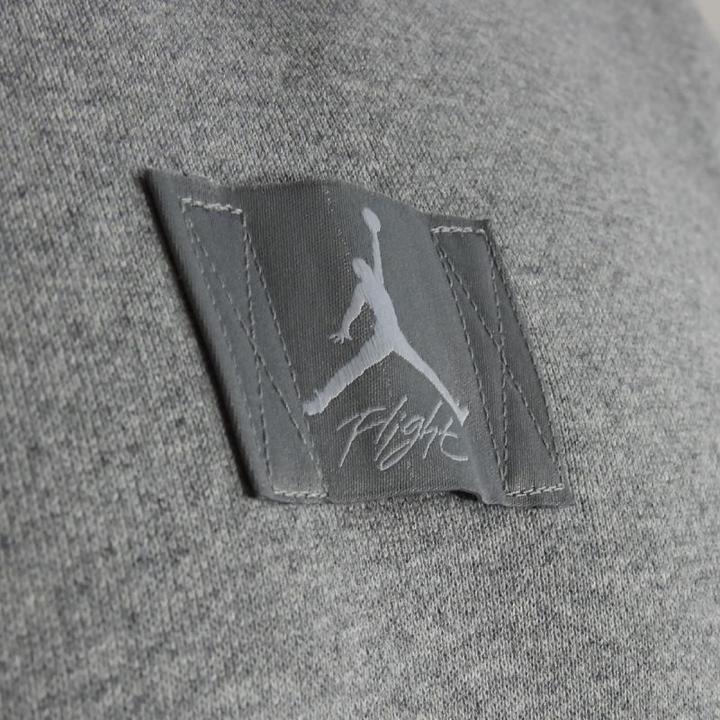 Actual product image Air Jordan Men's Flight Fleece Hoodie Gray - FV7247-091 (M)