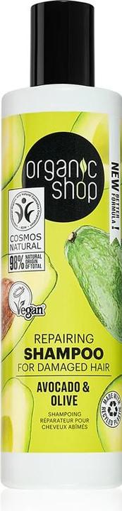 Produktbild Organic Shop Organic Olive & Orange Flowers Repair Shampoo Revitalize Hair Shampoo - 280ML (Flüssiges Shampoo, 280 ml)