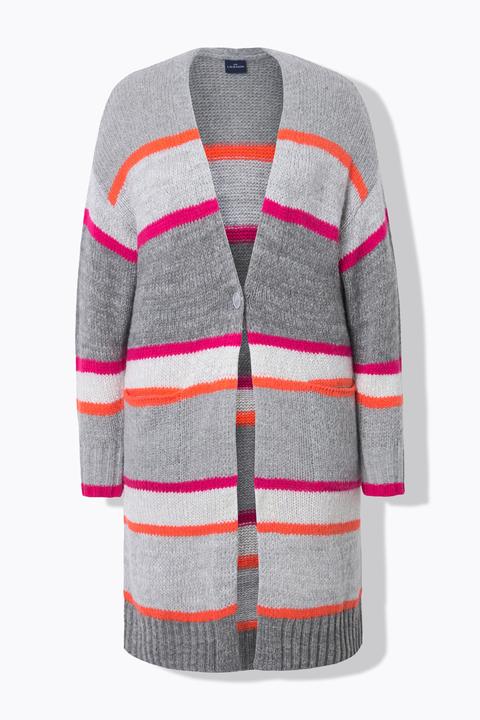 Produktbild Laurasøn Long Strickjacke, Knopfverschluss, Langarm, Taschen (M)