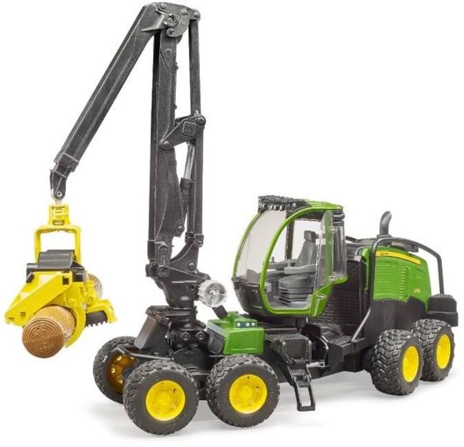 Image du produit Bruder John Deere 1270G Récolteuse avec 1 tronc d'arbre