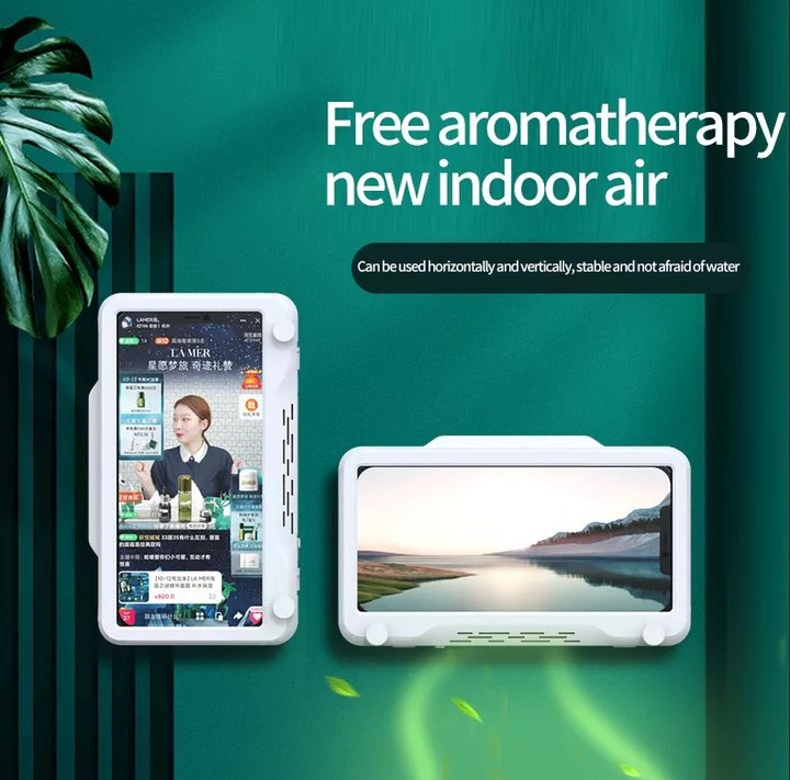 Produktbild PhoneLook Smartphone Befestigung Anti-Fog Spritzwasserdicht für Badezimmer & Badewanne