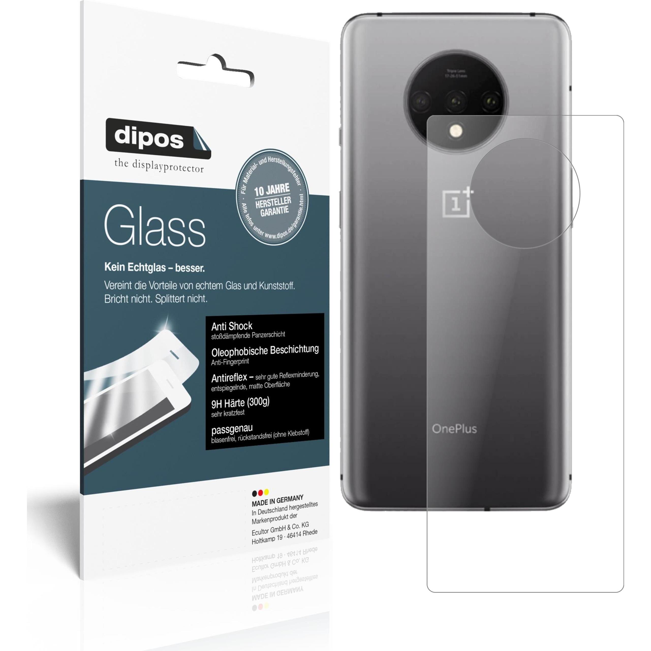 Dipos Displayschutz Anti-Shock (1 Stück, OnePlus 7T), Smartphone Schutzfolie, Transparent