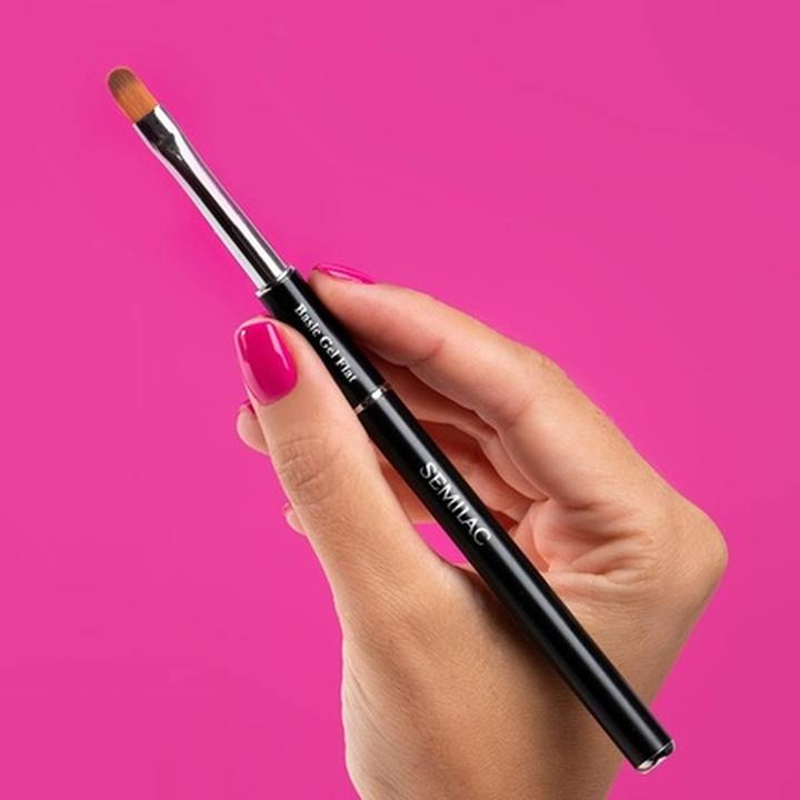 Actual product image Semilac Basic Gel Flat Brush