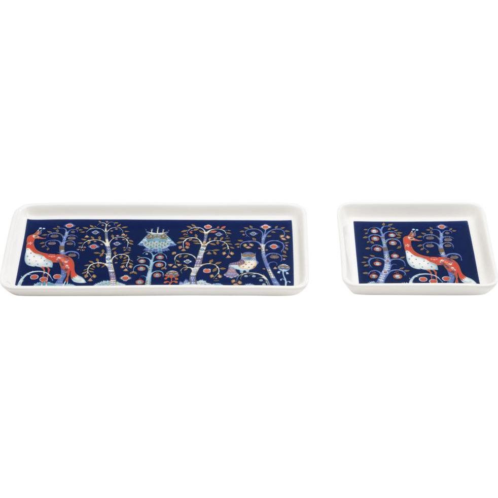 Thumbnail - Iittala Taika Teller rechteckig Blau, Teller, Blau
