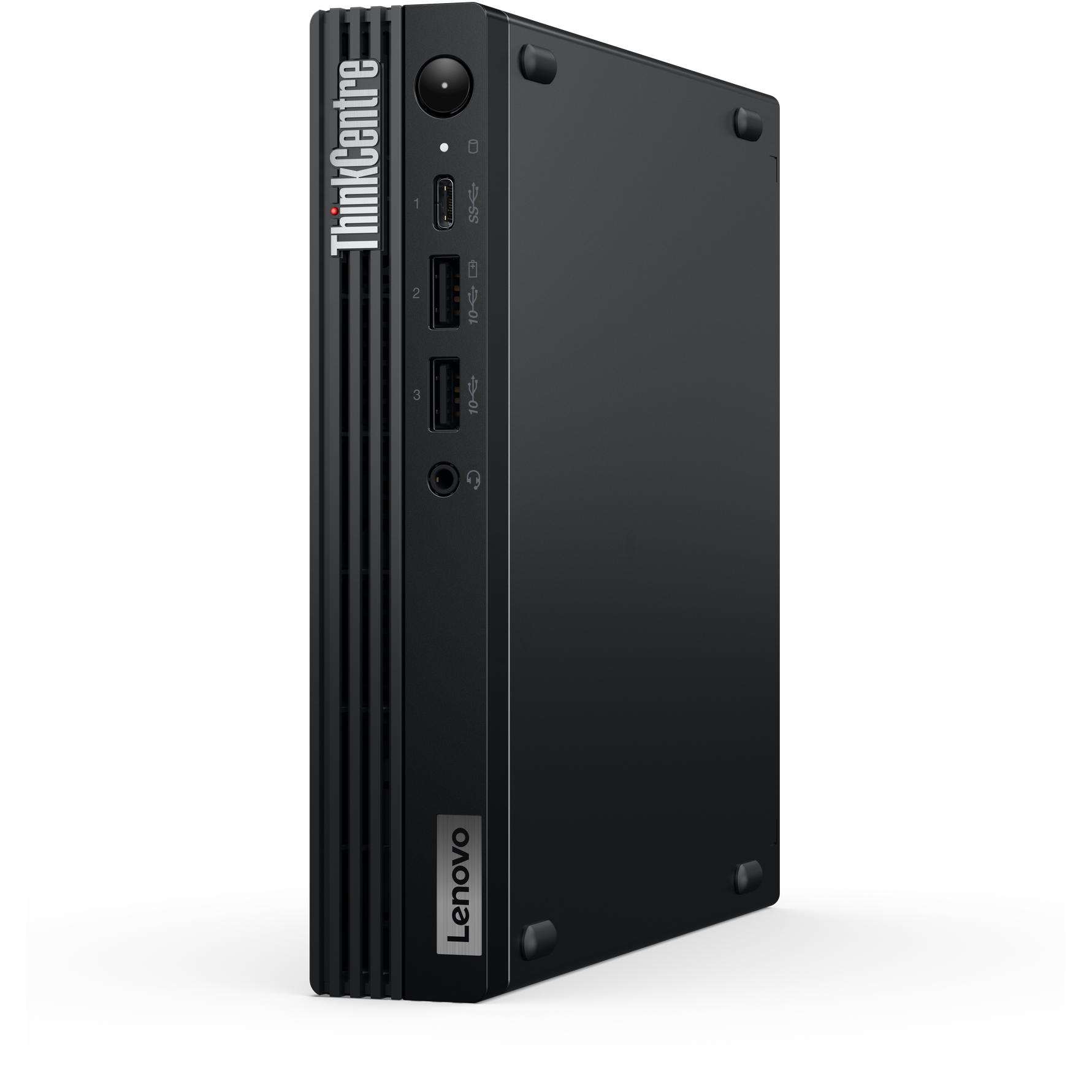 Thumbnail - Lenovo ThinkCentre M70q Gen 5 (Intel Core i5-13400T, 8 GB, 256 GB, UHD Graphics 730), PC, Schwarz