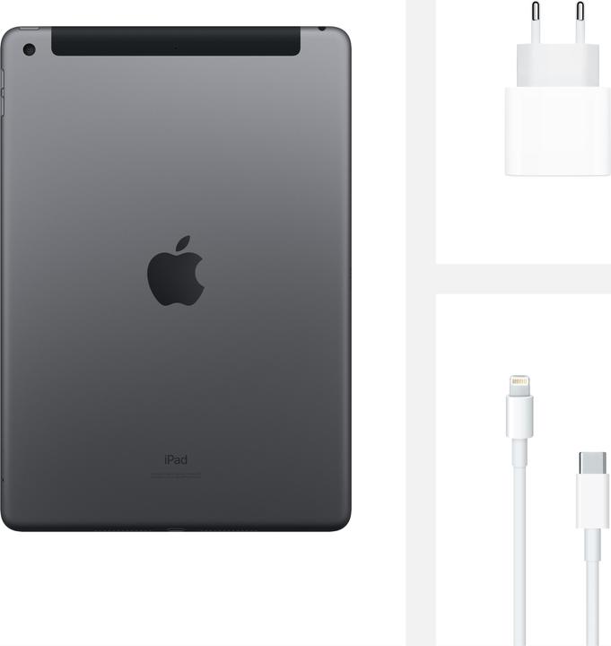 Immagine prodotto Apple iPad 2020 (8. Gen) (4G, 10.20", 32 GB, Space grey)