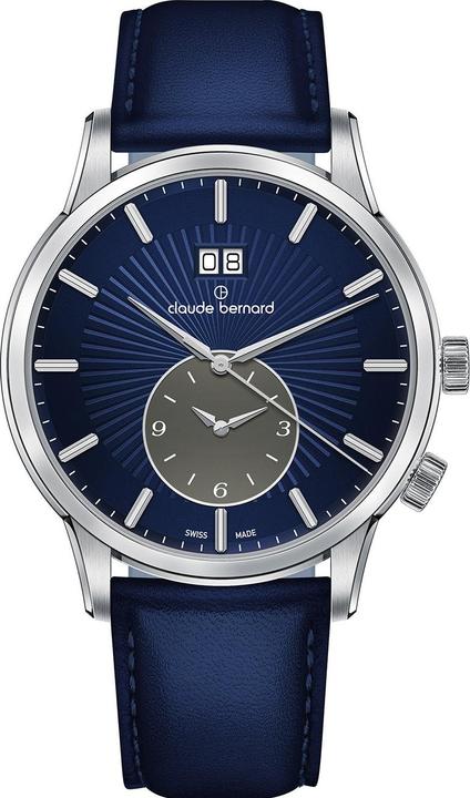 Claude Bernard Classic 2nd Time Zone (Analogue wristwatch, 42 mm)