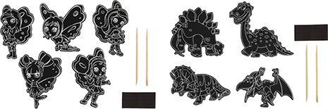 Actual product image Grafix Scratching set magnets