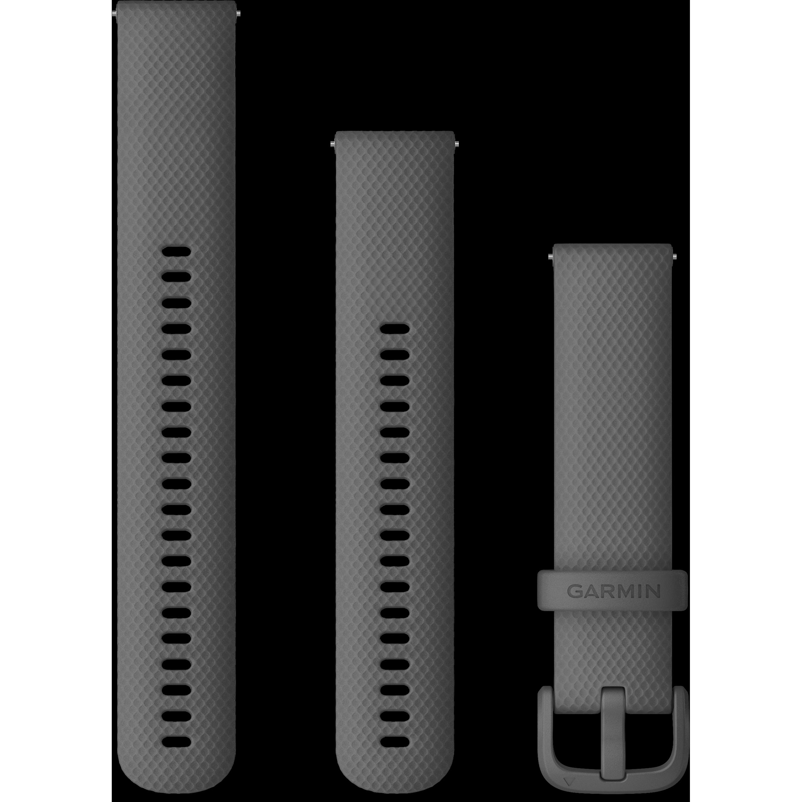 Thumbnail - Garmin Schnellwechsel-Armband (20 mm, Silikon, Venu SQ, Venu SQ Music), Uhrenarmband, Grau