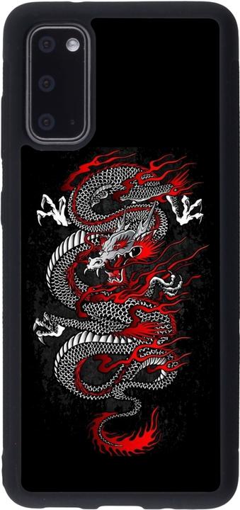 Immagine prodotto PhoneLook Coque Silicone rigide noir Stile giapponese Dragon Tattoo Rosso Nero (Samsung Galaxy S20+)