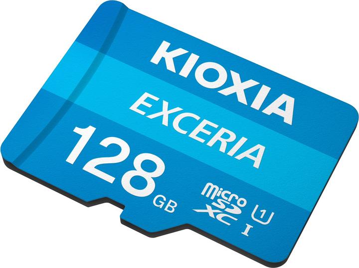 Actual product image Kioxia Exceria (128 GB, microSDXC, U1, UHS-I)