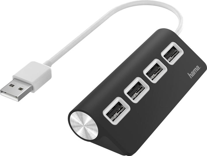 Hama USB-A-Hub (USB-A, 4 Ports)