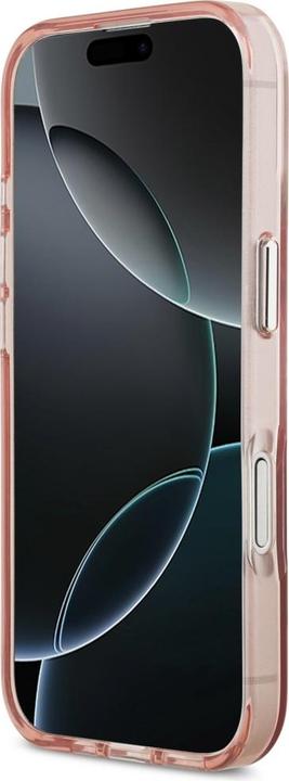 Immagine prodotto Guess Case Magsafe IML Gradient Case With Print Triangle Logo & Silver Metal Camera Buttons For iPho (Apple iPhone 17)