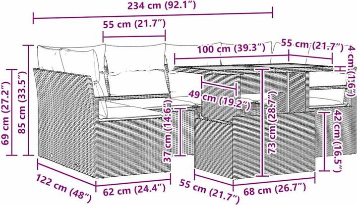 Produktbild vidaXL Sean