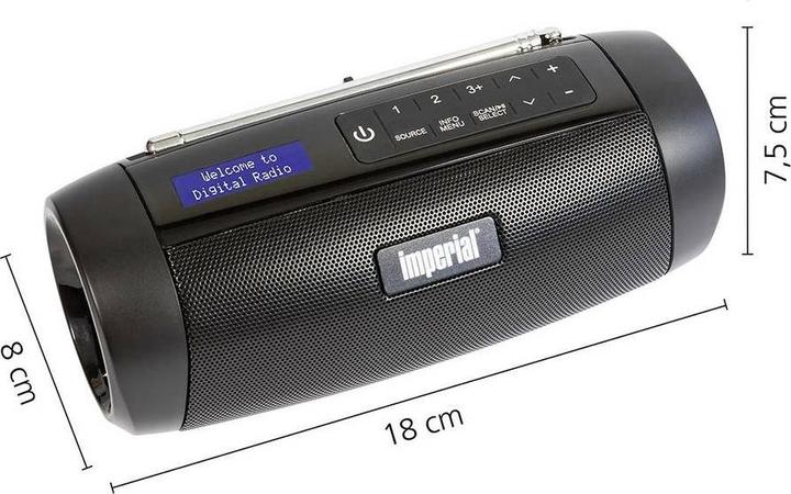 Image du produit Imperial Dabman Go (DAB+ DAB, FM, Bluetooth)