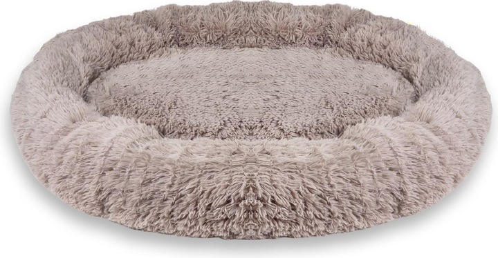 Produktbild Intirilife Haustierbett Beige Durchmesser 100 cm (Hund, Katze)