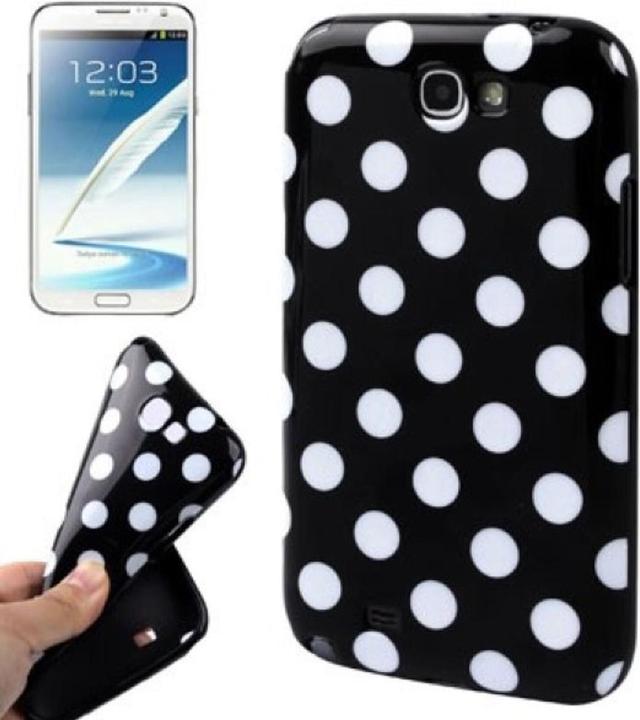 Actual product image König Design Protective cover TPU Case for mobile Samsung Galaxy Note II N7100 Black (Samsung Galaxy Note 2 N7100)