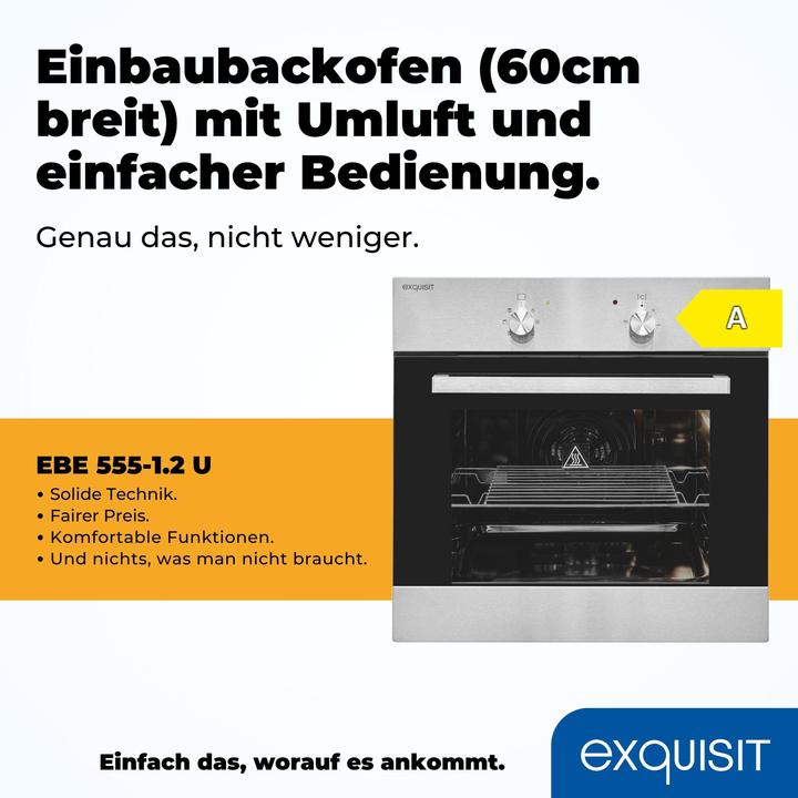 Actual product image Exquisit EBE 555-1.1U