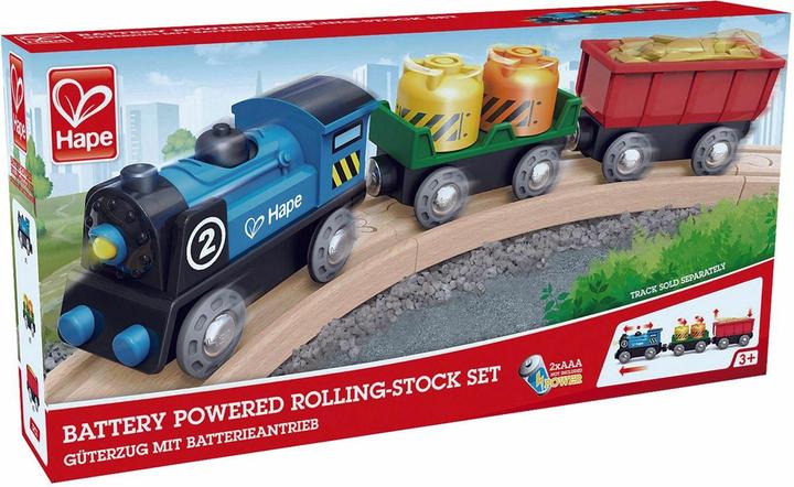Immagine prodotto Hape Treno merci con trazione a batteria