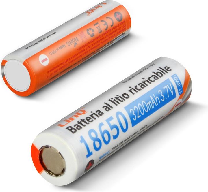 LinQ 18650 3200mAh / 3.7V (2 Stk., 18650, 3200 mAh)