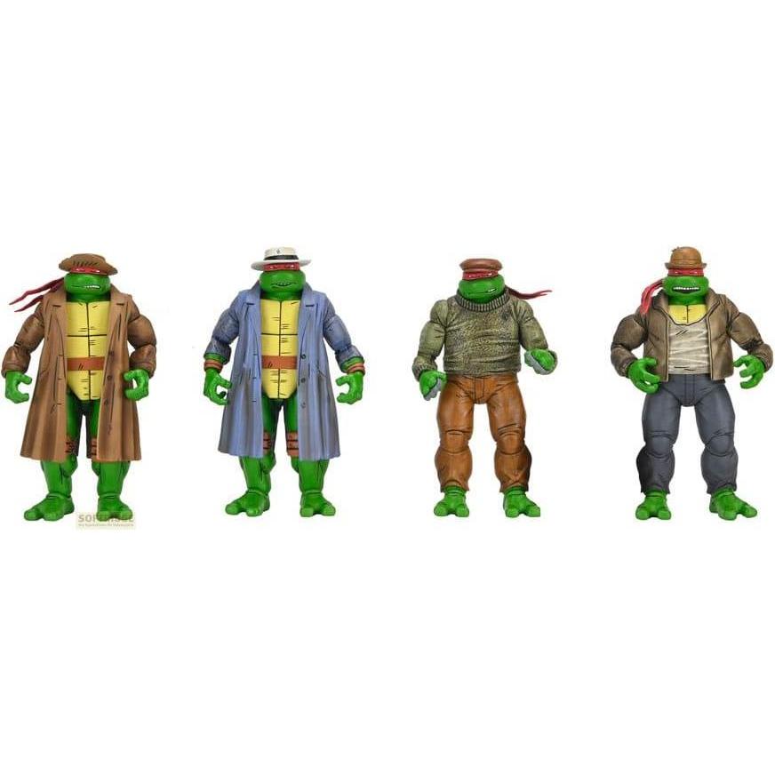 Neca Teenage Mutant Ninja Turtles Actionfiguren 4er Pack Gangster Turtles 18 cm
