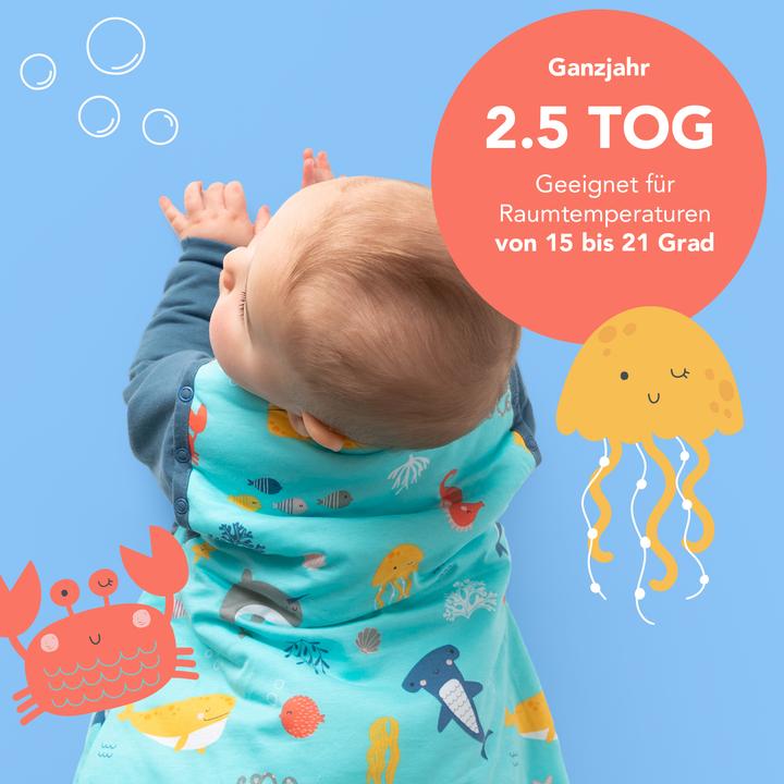 Image du produit Schlummersack Gigoteuse bébé toutes saisons - 2.5 TOG (150 cm, 2.5 TOG, Toute l'année)
