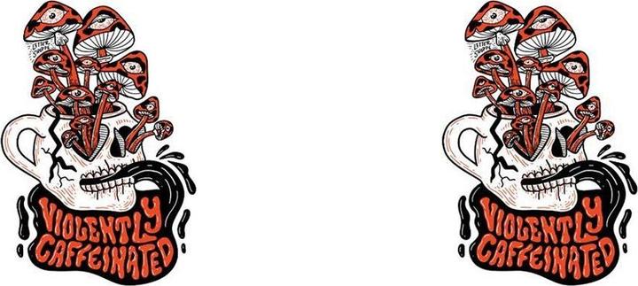 Actual product image Letter Shoppe Violently Caffeinated Mug (325 ml)