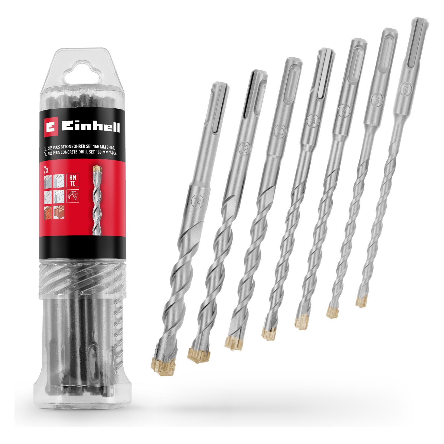 Einhell, Boorbitje, Hammerbohrer-Set (6-14 Mm)