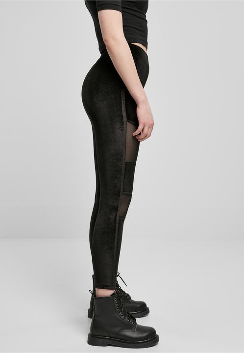 Immagine prodotto Urban Classics Leggings in velluto Tech Mesh da donna (S)