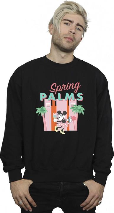 Actual product image Disney Mens Minnie Mouse Spring Palms Sweatshirt (L)