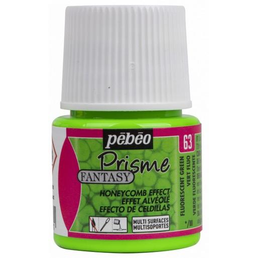 Pebeo, Künstlerfarbe + Bastelfarbe, Fantasy Prisme (Neongrün, 45 ml)