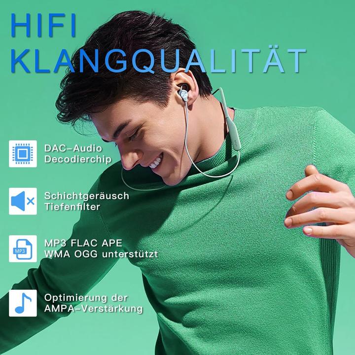 Produktbild AiMoonsa MP3-Player mit Bluetooth und HiFi-Sound (64 GB)