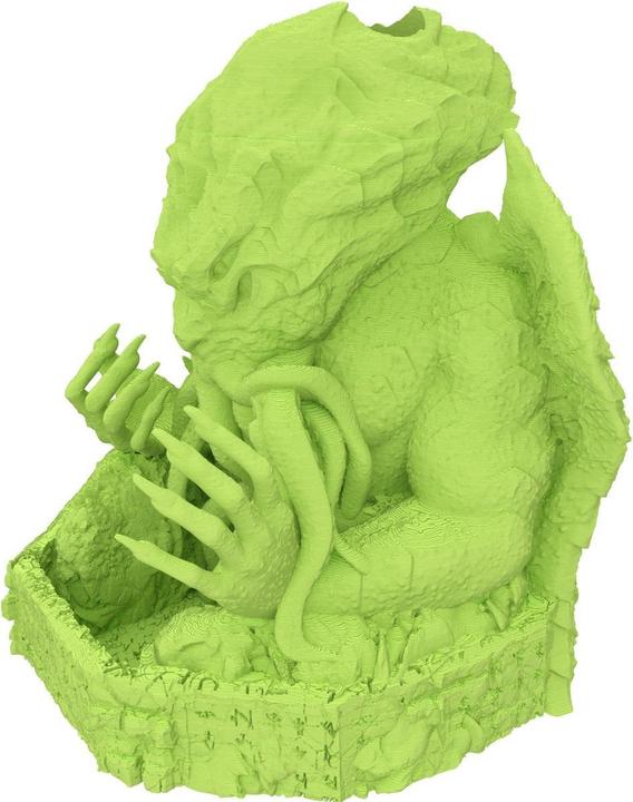 Produktbild Feldherr Cthulhu Würfelturm grün 3D-gedruckt für Tabletop-Spiele (Kunststoff)