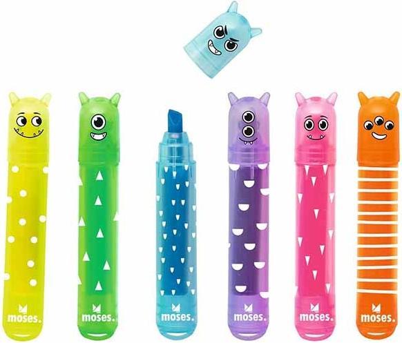 Produktbild Leuchtstift Monster Mini-Marker (6x)