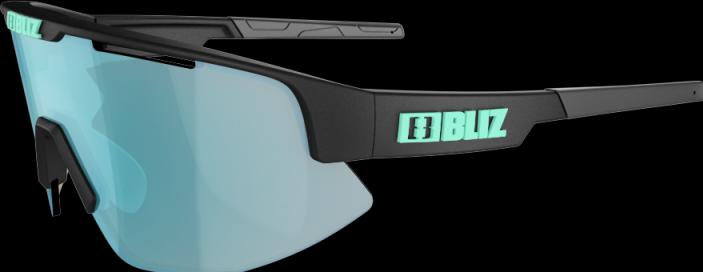 Actual product image Bliz Matrix Small (Matt Black, Smoke w Ice Blue multi)