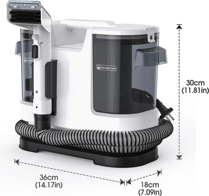 Actual product image Lubluelu V8 Carpet Cleaner