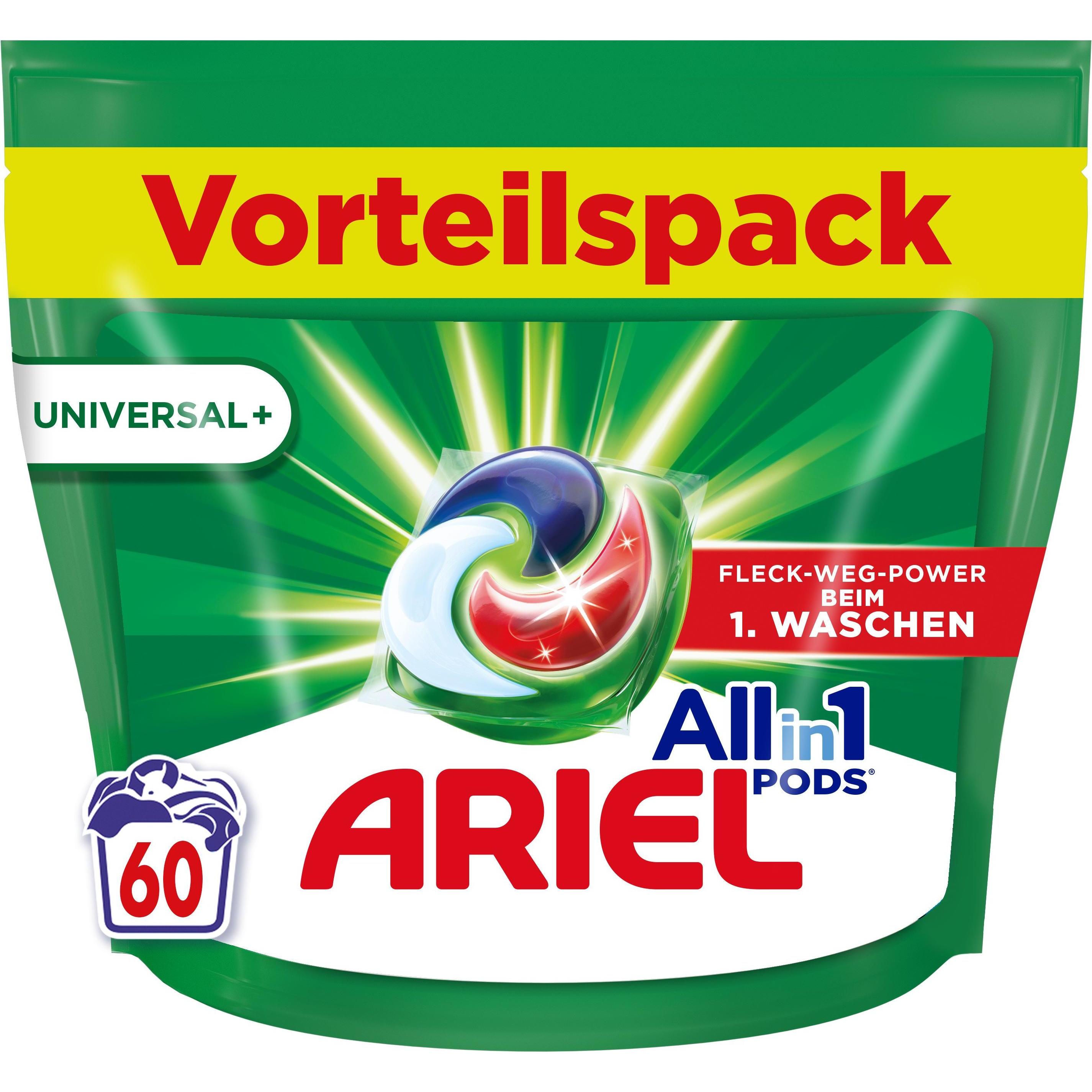 Ariel All-in-1, Waschmittel + Textilpflege