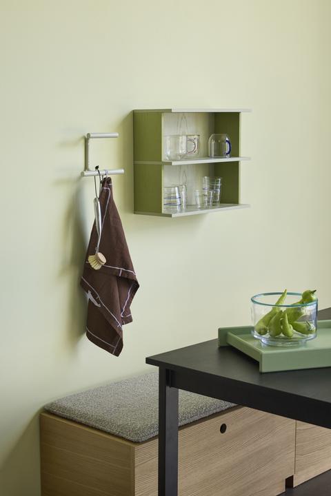 Actual product image Hübsch Flip Coatrack Light grey