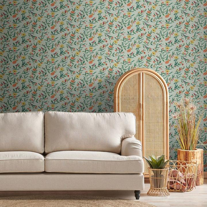 Produktbild Cath Kidston Tapete Vögel (53 x 1000 cm)