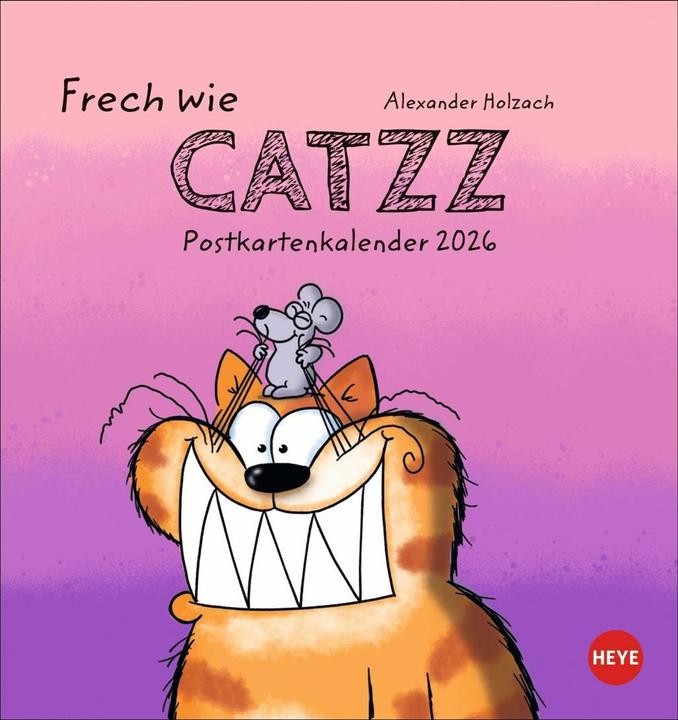 Produktbild Catzz Postkartenkalender 2026 (Postkartenformat)