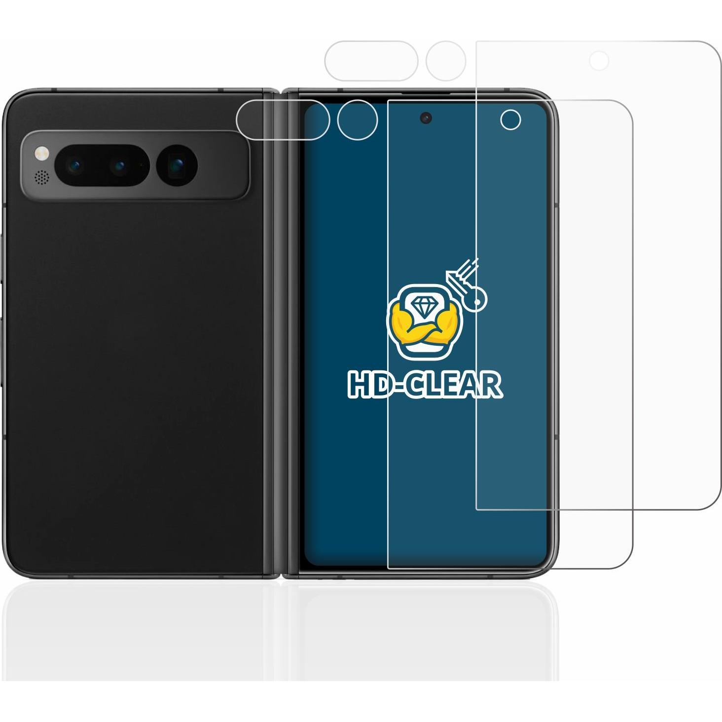 Thumbnail - BROTECT Schutzfolie Displayschutz Klar (2 Stück, Google Pixel Fold), Smartphone Schutzfolie, Transparent