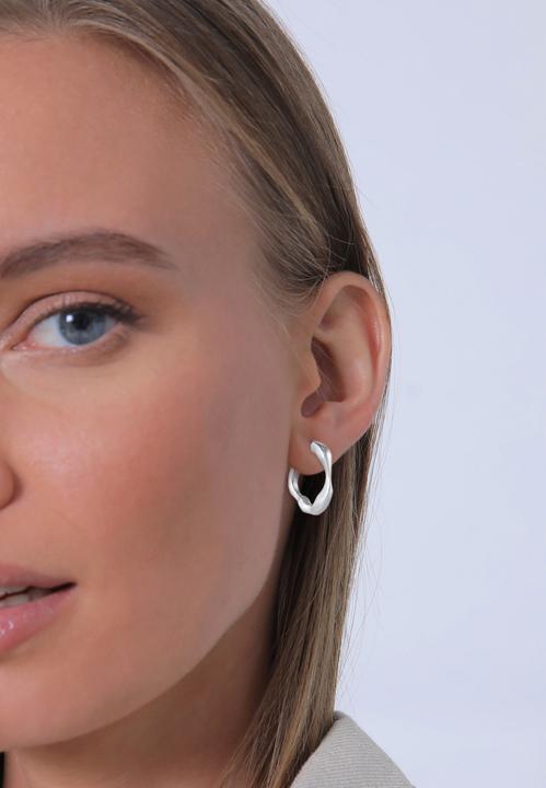 Immagine prodotto Elli Creolen Organic-Look (925 Argento)