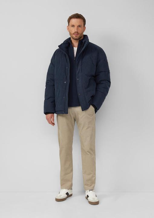 Produktbild s.Oliver Strickpullover Pullover aus Strukturstrick mit Troyer-Kragen (3XL)