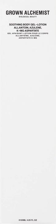 Actual product image Grown Alchemist GROWN Beauty - Soothing Body Gel: Allantoin, Azulene, K+MG Aspartate (Body cream, 120 ml)