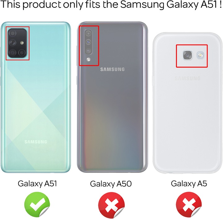 Immagine prodotto Nalia Copertura glitterata (Samsung Galaxy A51)