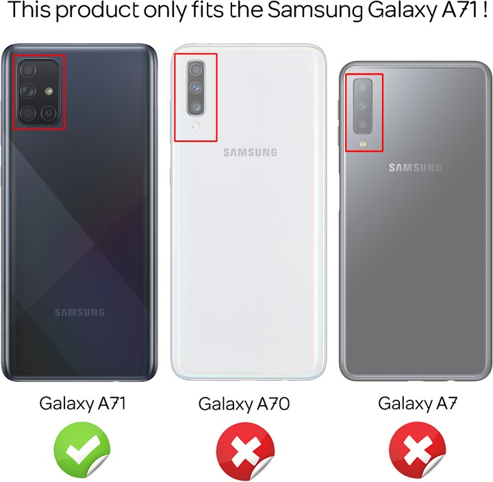 Produktbild Nalia Glitzer Hülle (Samsung Galaxy A71)