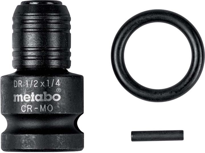 Metabo Schlagadapter 1/2" auf 1/4",E6,3,3 tlg. (1/2")