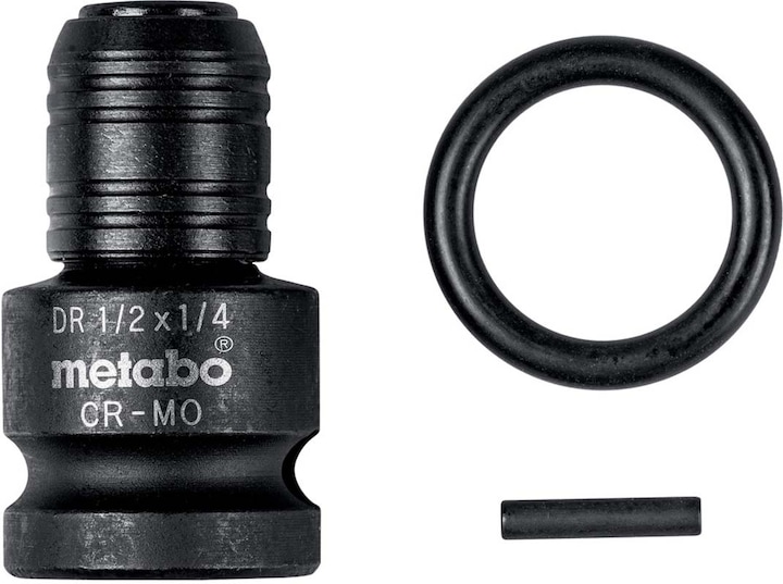 Actual product image Metabo Impact adapter 1/2" to 1/4",E6,3,3 pcs. (1/2")